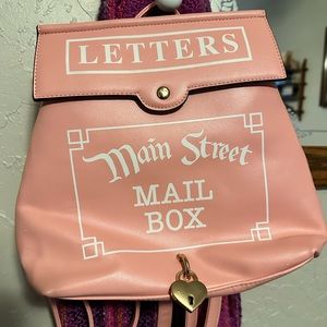 Pink Disneyland Inspired Main Street Mailbox Park Candy Backpack